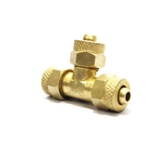 Brass Pu Tee Equal Pneumatic
